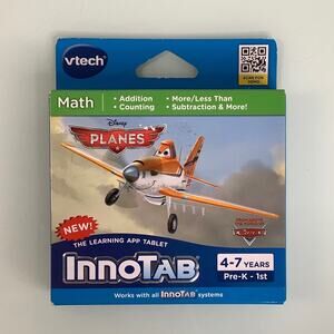 VTech Innotab Disney Plane math game NEW SEALED